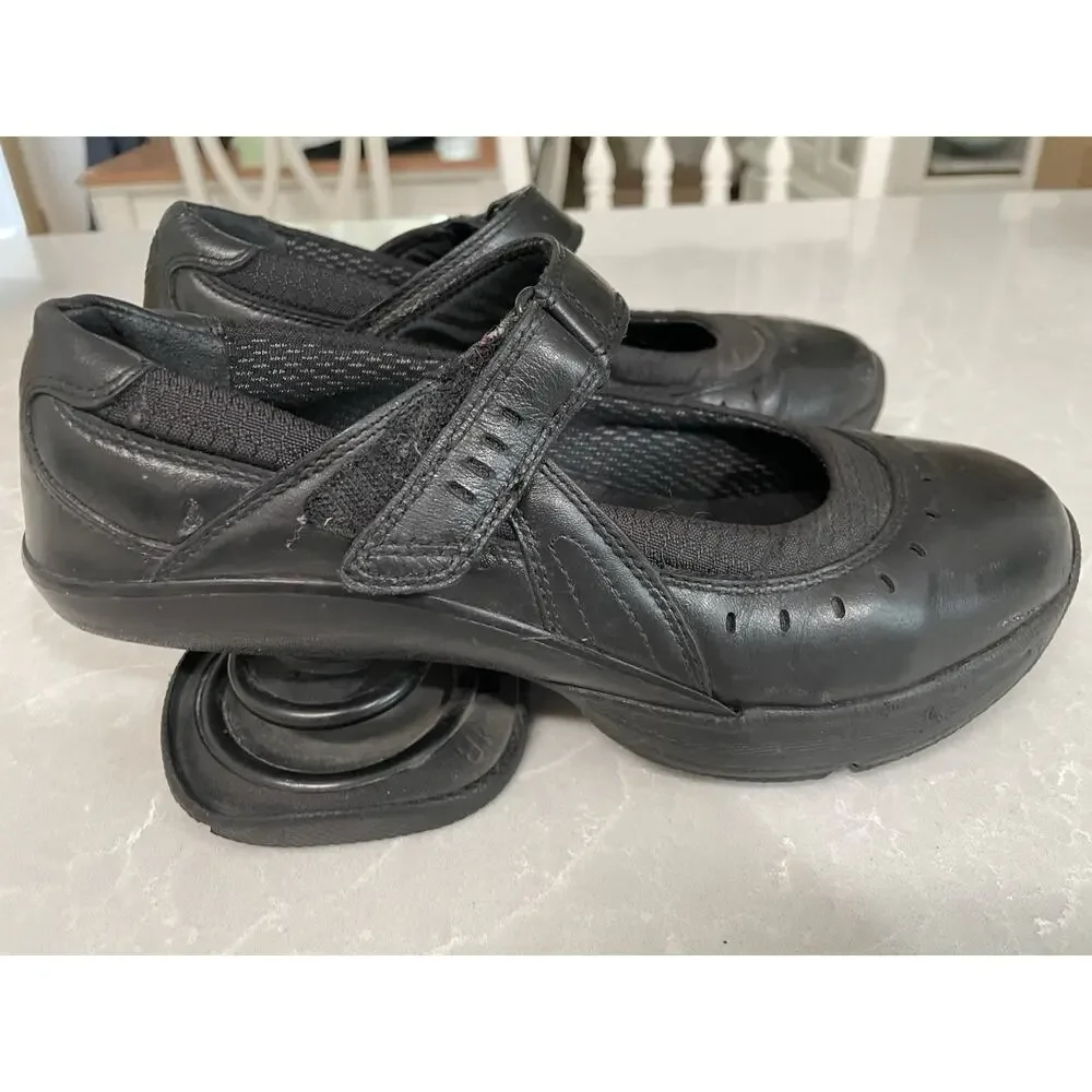 Z-CoiL Sofia Black Leather Mary Jane Orthopedic Shoes Women’s 8 / EU 39